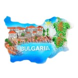 Магнитна релефна фигурка - контури на България