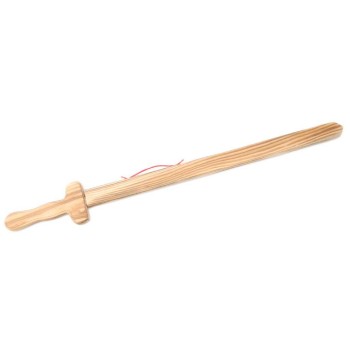 Сувенирен къс самурайски меч, изработен изцяло от дърво с дървена кания