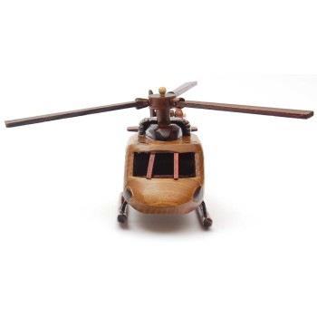 Сувенир от дърво - хеликоптер, ръчна изработка