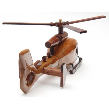 Сувенир от дърво - хеликоптер, ръчна изработка