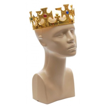 Парти артикул - златиста корона, изработена от PVC материал