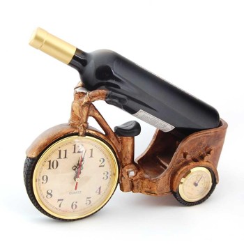 Поставка за вино: колело с кош