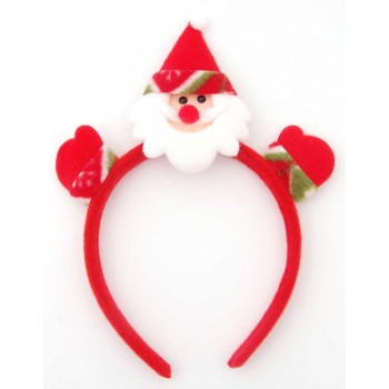 Коледна диадема с декоративни фигурка - Дядо Коледа