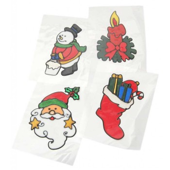 Коледна украса - лепенка с тематични изображения