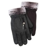 Топли и удобни зимни ръкавици от еко кожа