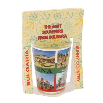 Сувенирна чаша за шот - забележителности във Варна