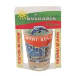 Сувенирна чаша за шот - забележителности в Слънчев бряг