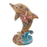 Сувенирна фигурка във формата на делфин с морски елементи