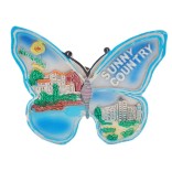 Сувенирна магнитна фигурка във формата на пеперуда - плажове и хотели по Българското Черноморие