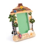 Сувенирна рамка за снимки във формата на къщичка с палми и костенурка - България