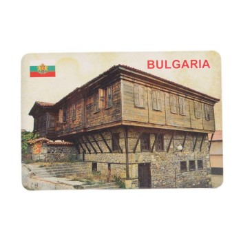 Сувенирна магнитна пластинка - стара българска къща
