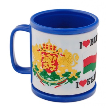 Сувенирна чаша с надпис - Аз обичам България
