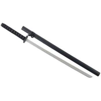 Сувенирен самурайски меч с кания - черен