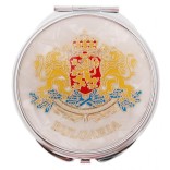 Сувенирно джобно огледало - герба на България