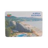 Сувенирна магнитна пластинка - плажове, Албена