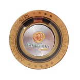 Магнитна сувенирна чинийка с лазерна графика - логото на България