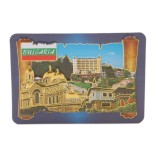Сувенирна релефна магнитна пластинка - катедралата във Варна, х-л Адмирал на Златни пясъци и двореца в Балчик