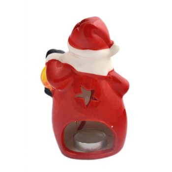 Декоративен свещник във формата на Дядо Коледа с фенер