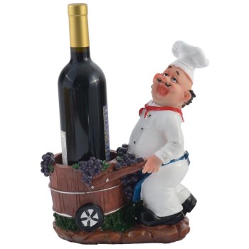 Поставка за вино - готвач с количка