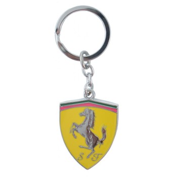 Автомобилен ключодържател - метална пластина - Ferrari
