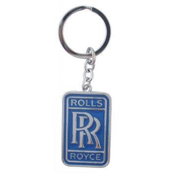 Автомобилен ключодържател - метална пластина - Rolls Royce