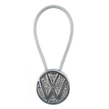 Автомобилен метален ключодържател - емблема на кола - VW
