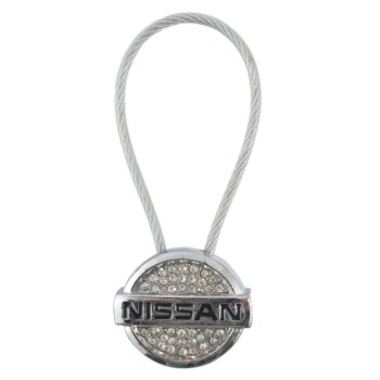 Автомобилен метален ключодържател - емблема на кола - Nissan