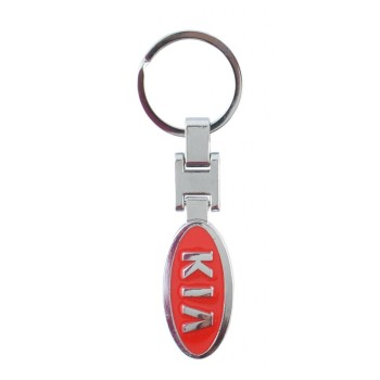 Автомобилен ключодържател с червена емблема на KIA