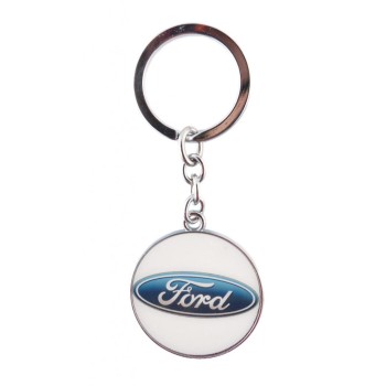 Автомобилен метален ключодържател - кръгла емблема на Ford