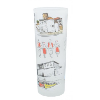 Сувенирна чаша за шот - забележителноси от Несебър