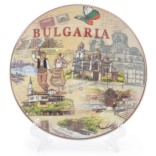 Сувенирна чинийка с лазерна графика - забележителности от Българското черноморие