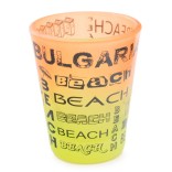 Сувенирна чаша за шот, декорирана с надписи - Beach