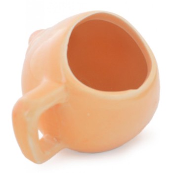 Забавна чаша във формата на женска гърда със страничен отвор за пиене