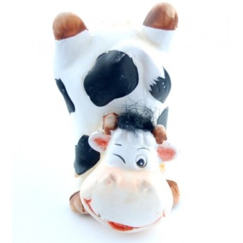 Декоративна керамична фигурка - крава