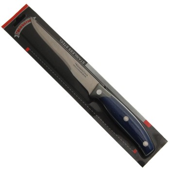 Домакински нож с ергономична двуцветна дръжка, изработена от PVC материал