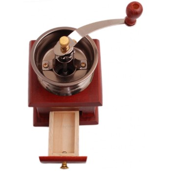 Дървена мелничка за кафе в ретро стил