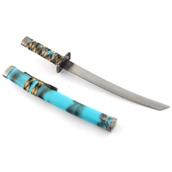 Сувенирен къс самурайски меч с дължина - 30см