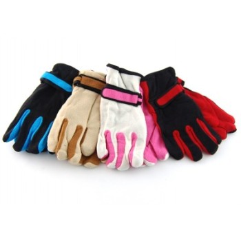 Меки дамски  ръкавици от полар с регулируема ширина на китката