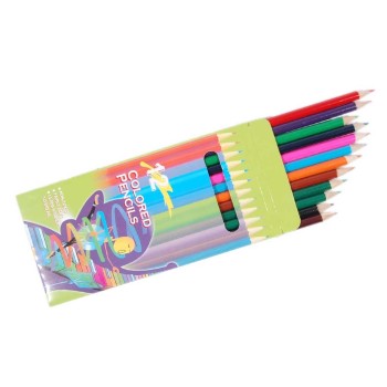 Комплект от 12 броя цветни моливи 