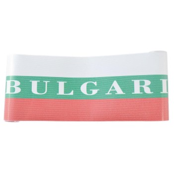 Перфорирано фолио за автомобини стъкла в цветовете на българския трикольор и надпис Bulgaria