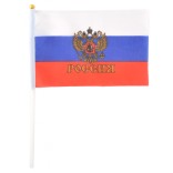 Флагче с герб на Русия със стилна дръжка