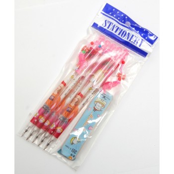 Комплект от пет броя автоматични моливи с допълнителни пълнители