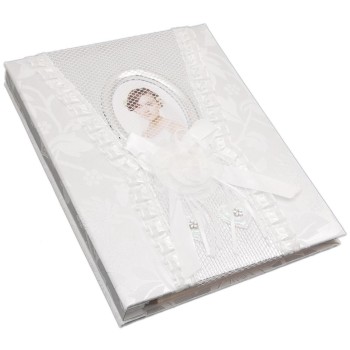 Луксозен сватбен фотоалбум с декорации с 40 листа със самозалепващ прозрачен филм в красива кутия без капак