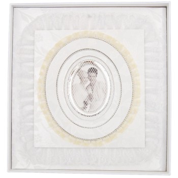 Луксозен сватбен фотоалбум с декорации с 40 листа със самозалепващ прозрачен филм в красива кутия без капак