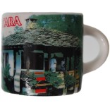 Сувенирна чаша с магнит, гравирана със старинна къща от Етъра