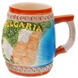 Сувенирна релефна чаша от порцелан - България