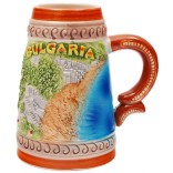 Сувенирна релефна чаша от порцелан - България