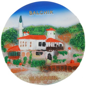 Релефна сувенирна чинийка - Двореца в Балчик