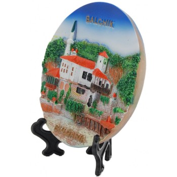Релефна сувенирна чинийка - Двореца в Балчик