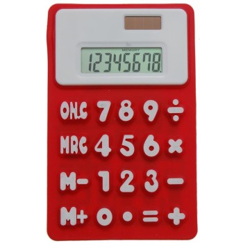 Гумиран електронен калкулатор за защита при удар или падане